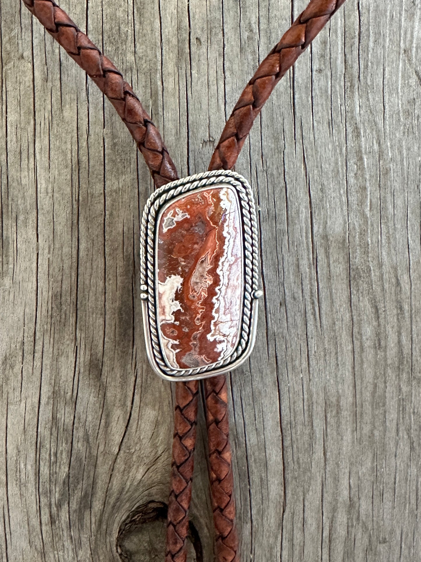 Rosetta Jasper Bolo Tie