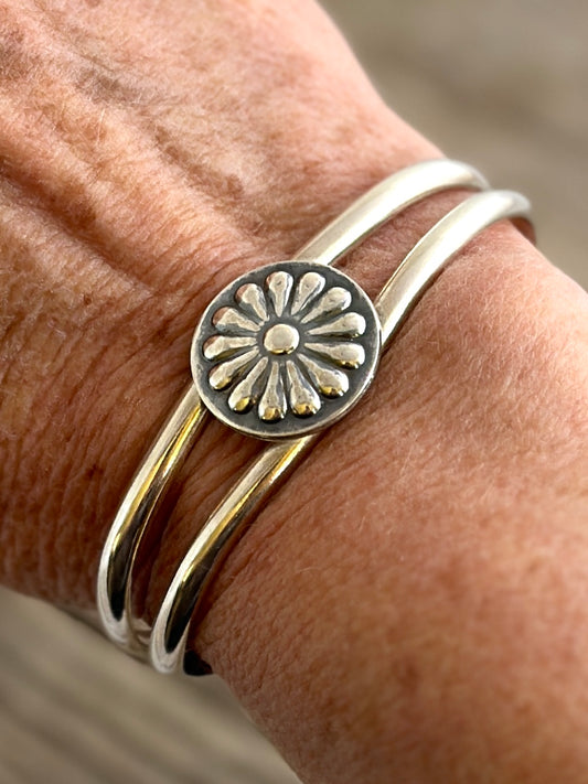 Nature's Essence Sterling Silver Cuff