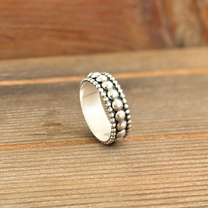 Eternity Wedding Rings, His and Hers Alternative Sterling Silver Wedding Bands
