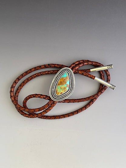 Phoenix Rising Turquoise and Sterling Silver Bolo Tie