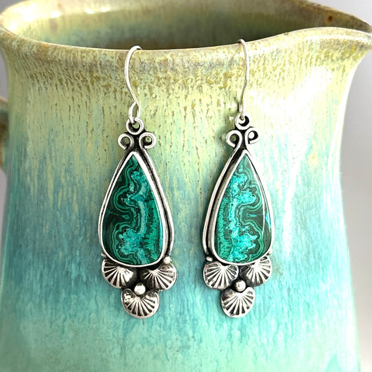Chrysocolla Earrings