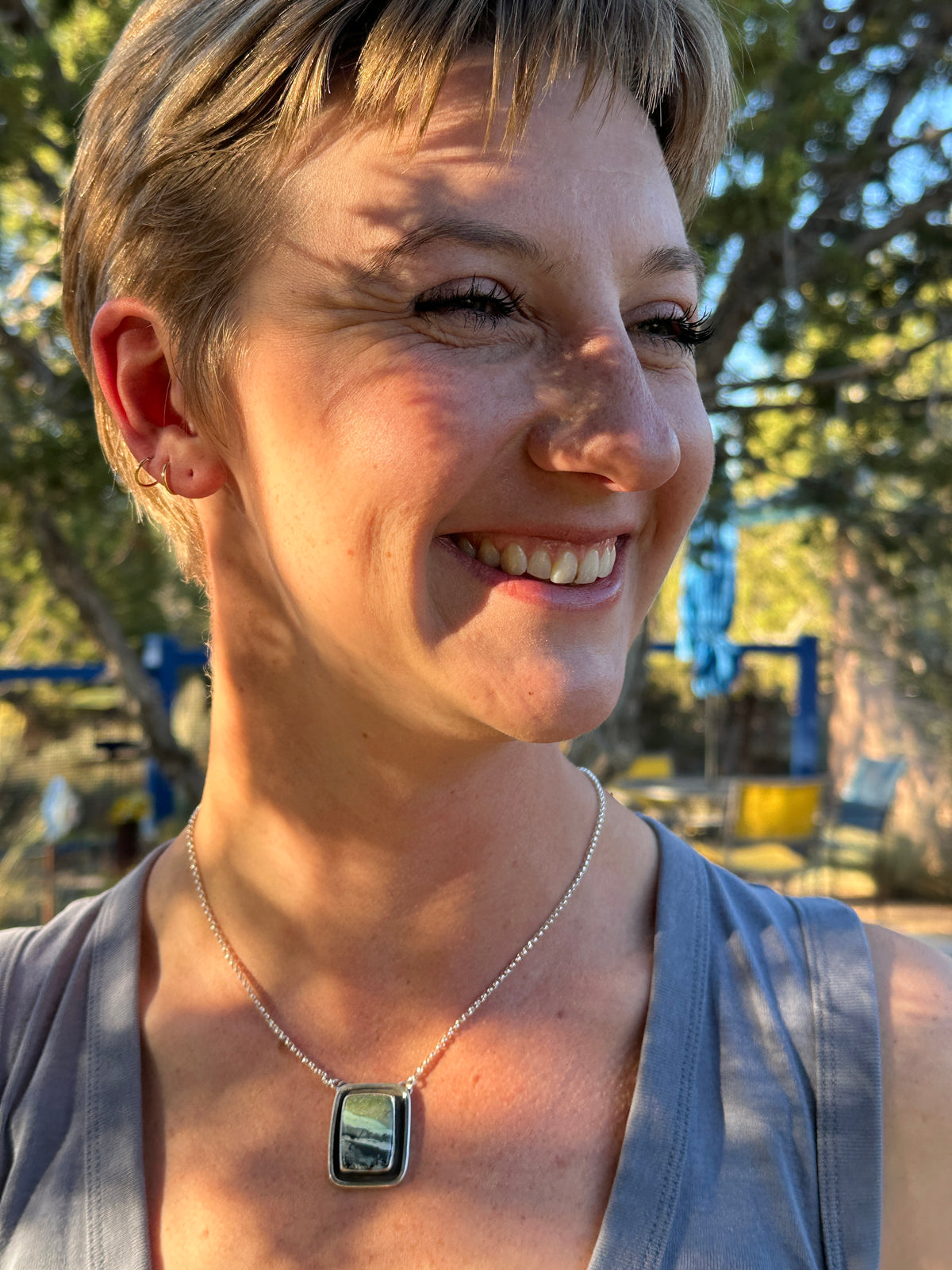 Mystic Sage Variscite Necklace
