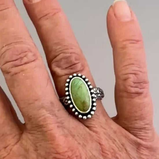 Tyrone Turquoise Solitaire Ring