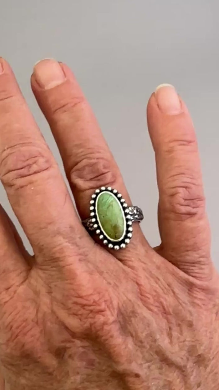 Tyrone Turquoise Solitaire Ring