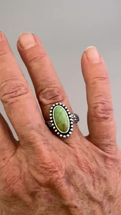 Tyrone Turquoise Solitaire Ring