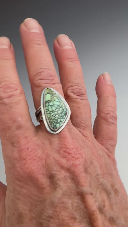 Turquoise and Variscite Sterling Silver Rings