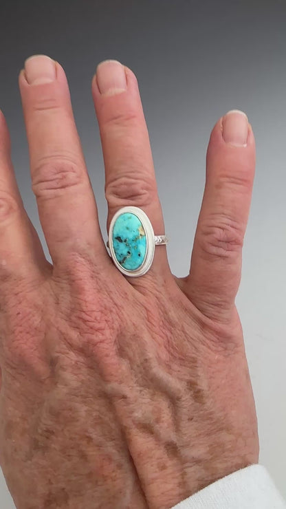 Turquoise and Variscite Sterling Silver Rings