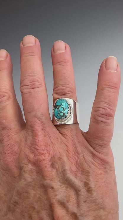 Turquoise and Variscite Sterling Silver Rings